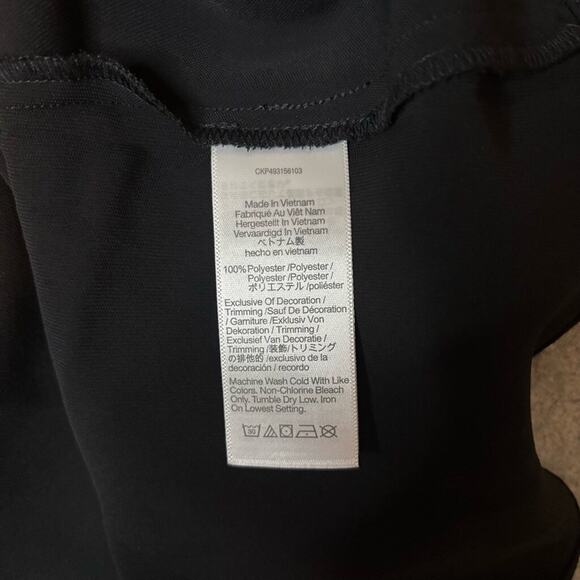 Madewell Black Crepe High-Low Midi Skirt 00 NWT Asymmetrical Hem Work Chic - Picture 8 of 8